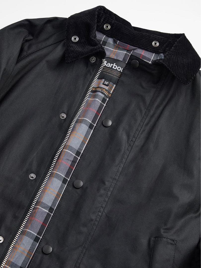 Barbour バブアーEXMOOR エクスモア ミドル レングス コート 黒M