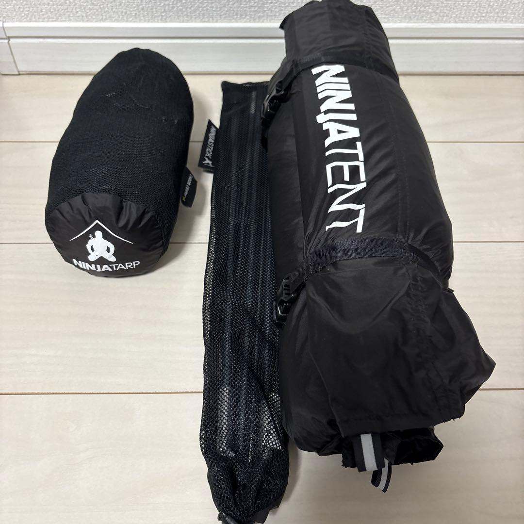 ニンジャテント・タープ・スティック3点セット