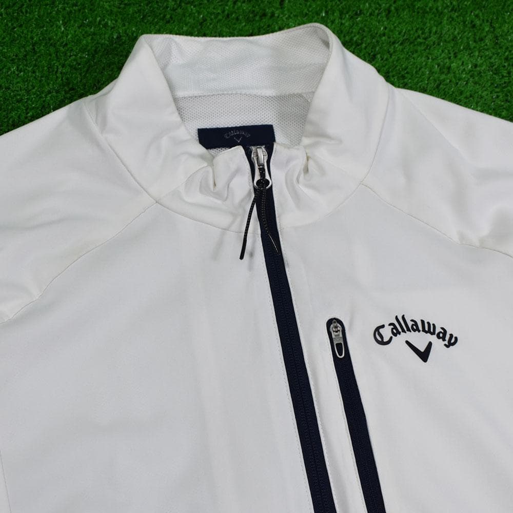 Callaway ホワイトジャケット フルジッパー