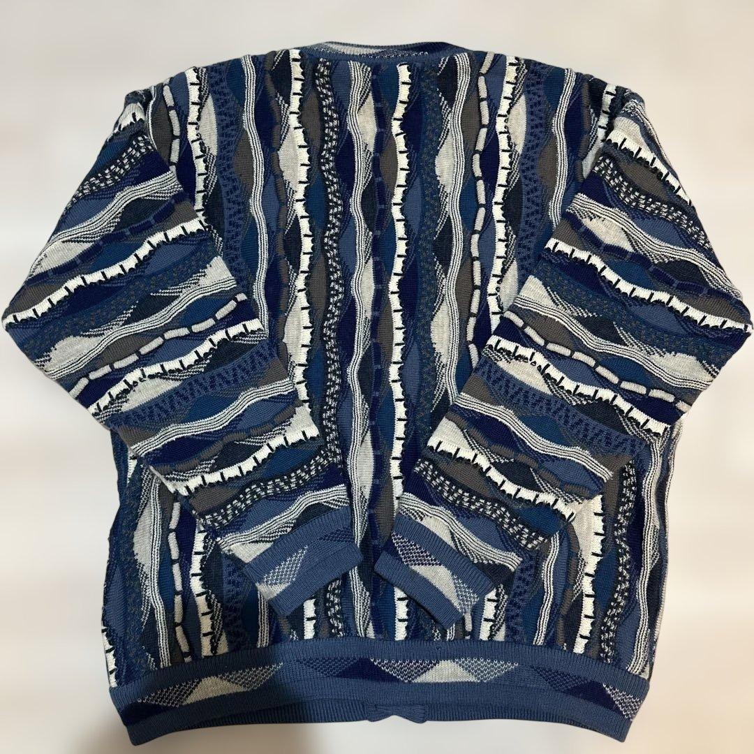 90s AKLANDA 3Dニット カーディガン coogi tundra - メルカリ