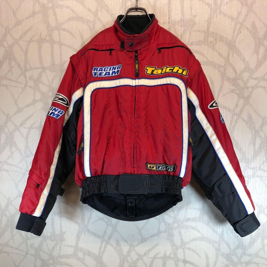 タイチ　RS TAICHI レーシングジャケット 刺繍ロゴ　レーシングチーム　R