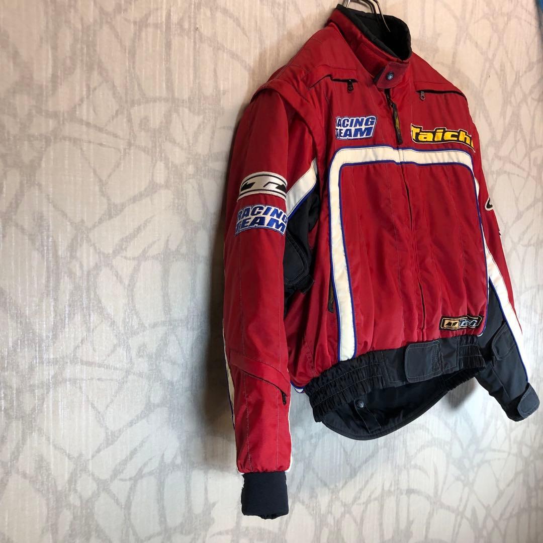 タイチ　RS TAICHI レーシングジャケット 刺繍ロゴ　レーシングチーム　R