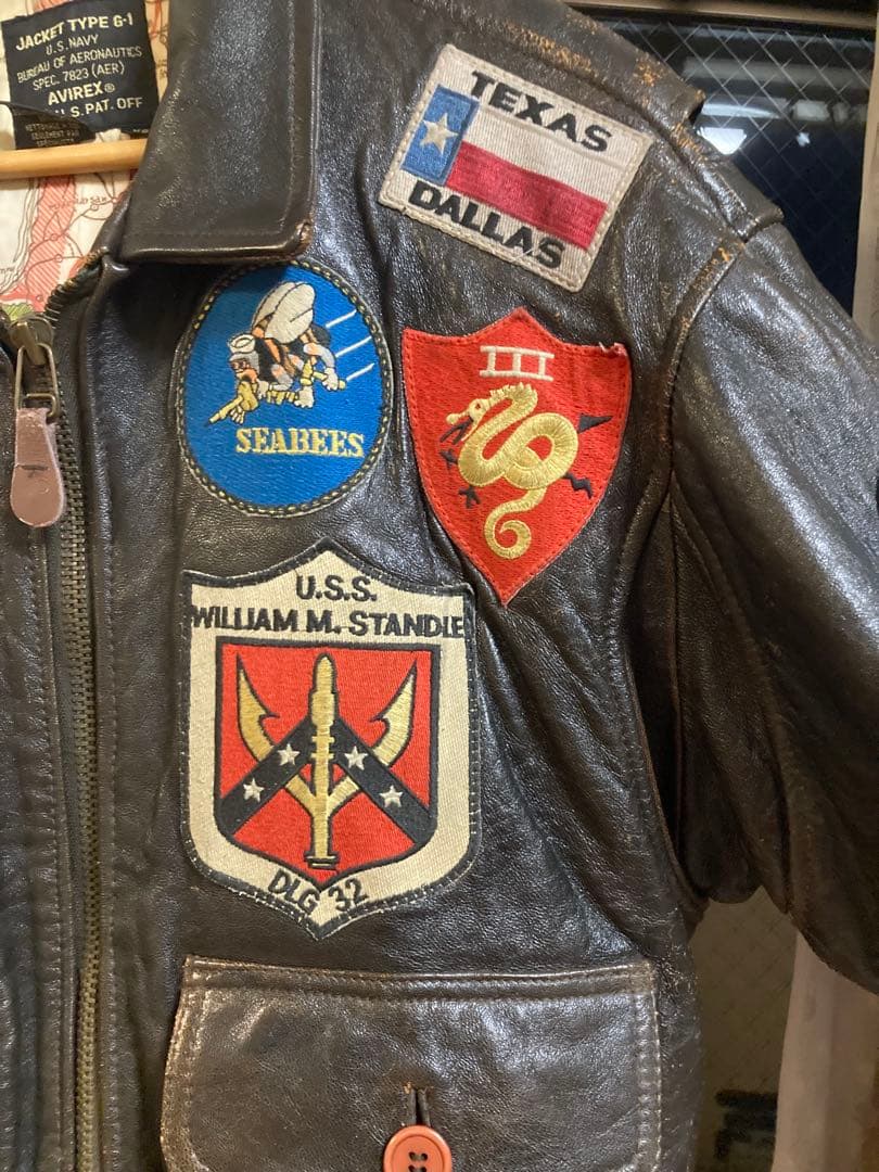 AVIREX JACKET TYPE G-1 トップガン　レザージャケット