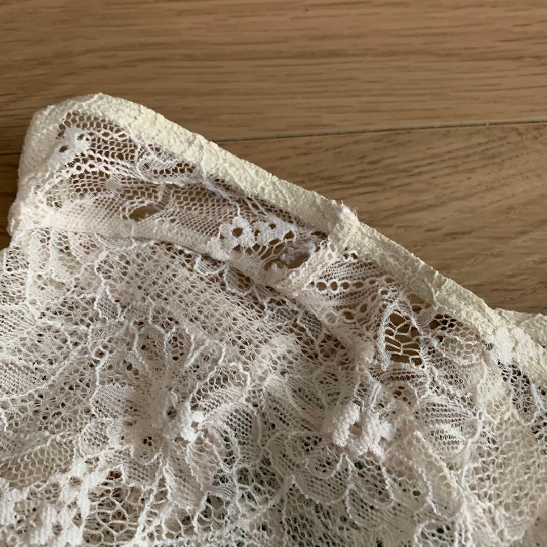 DellaLoMILANO デラロミラノ　M 緑とアイボリーのバレエレオタード