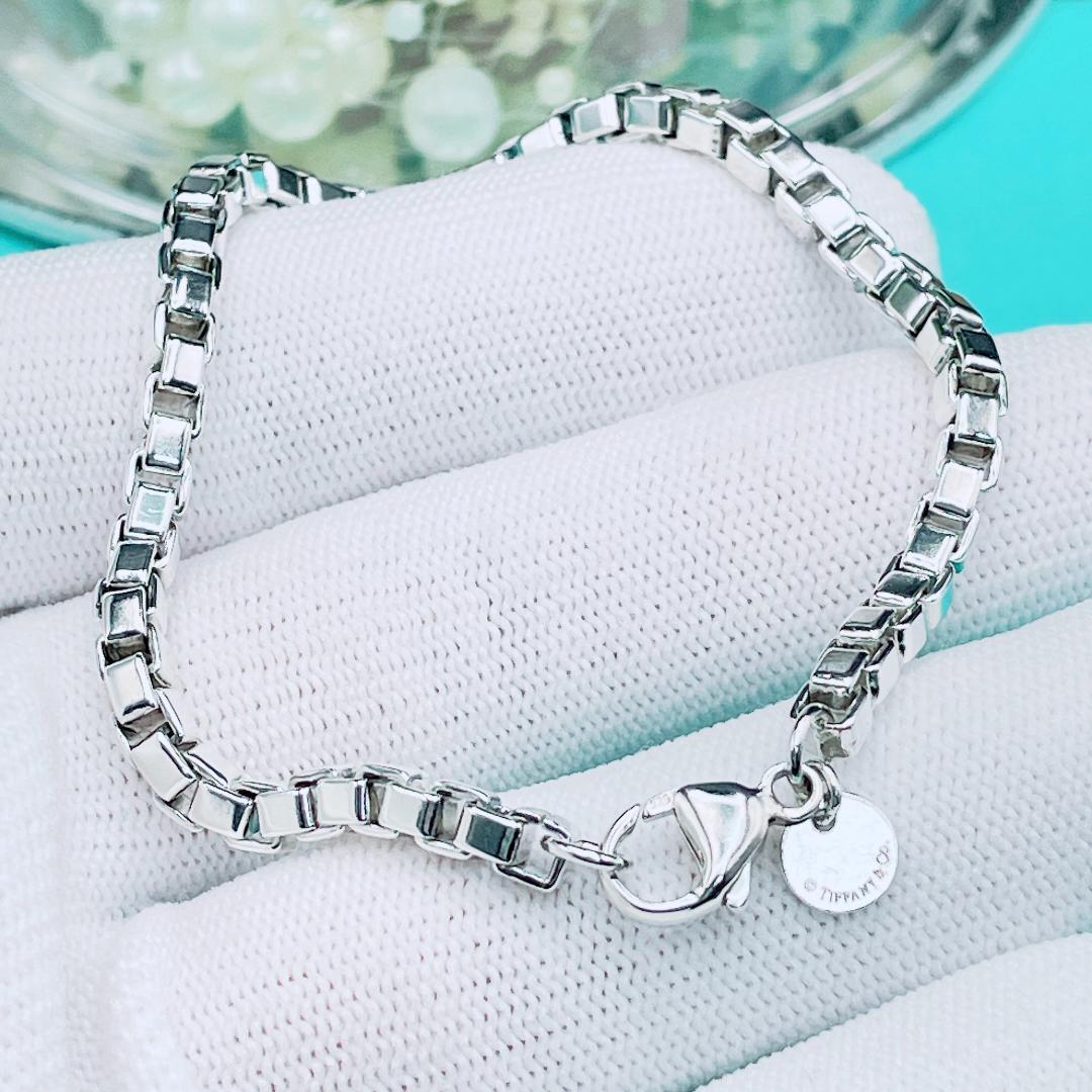 ◇ティファニー◇新品仕上済 ベネチアン ブレスレット シルバー Ag 15.5g