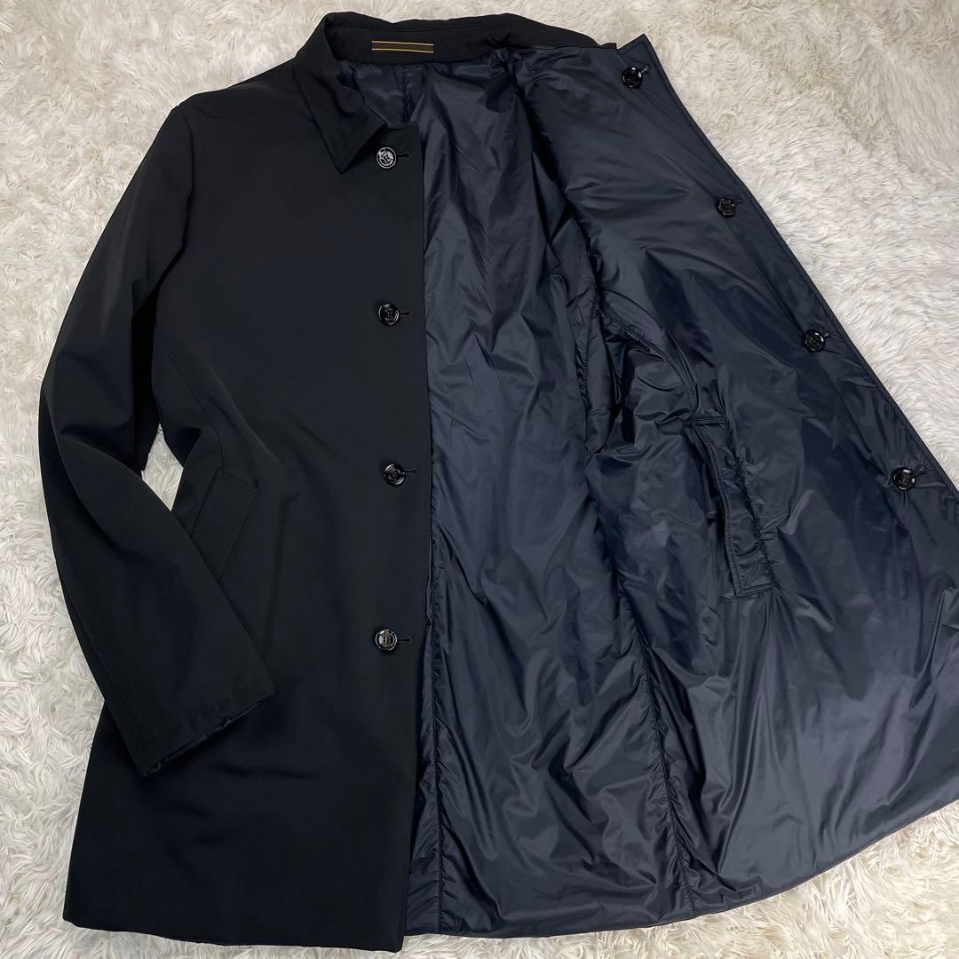 大きいサイズ 極美品 Moorer リバーシブル ステンカラー コート 4XL