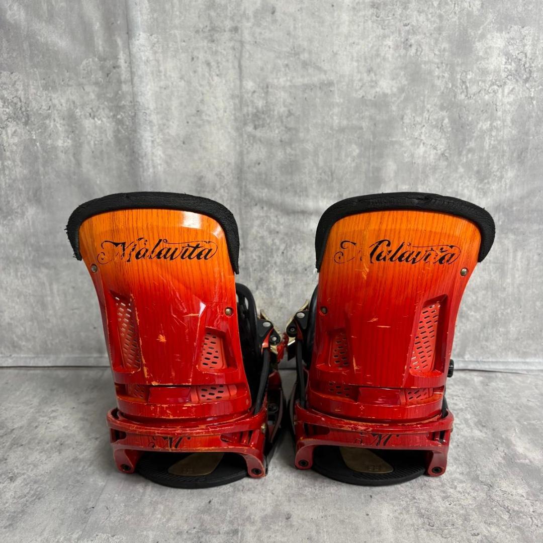 限定カラー BURTON ビンディング マラビータ サンバースト バイン スノボ