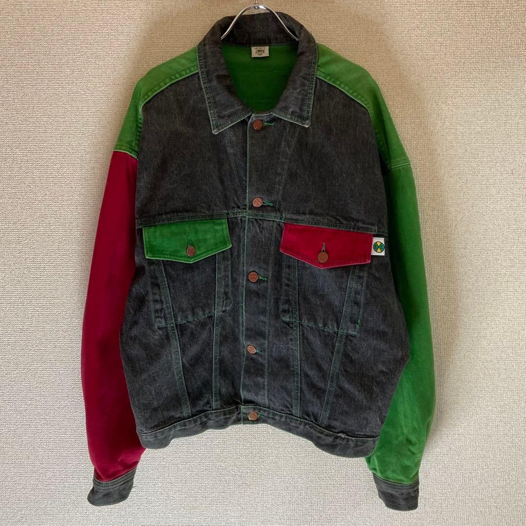 CROSS COLOURS クロスカラーズ デニム Gジャン マルチカラー - メルカリ