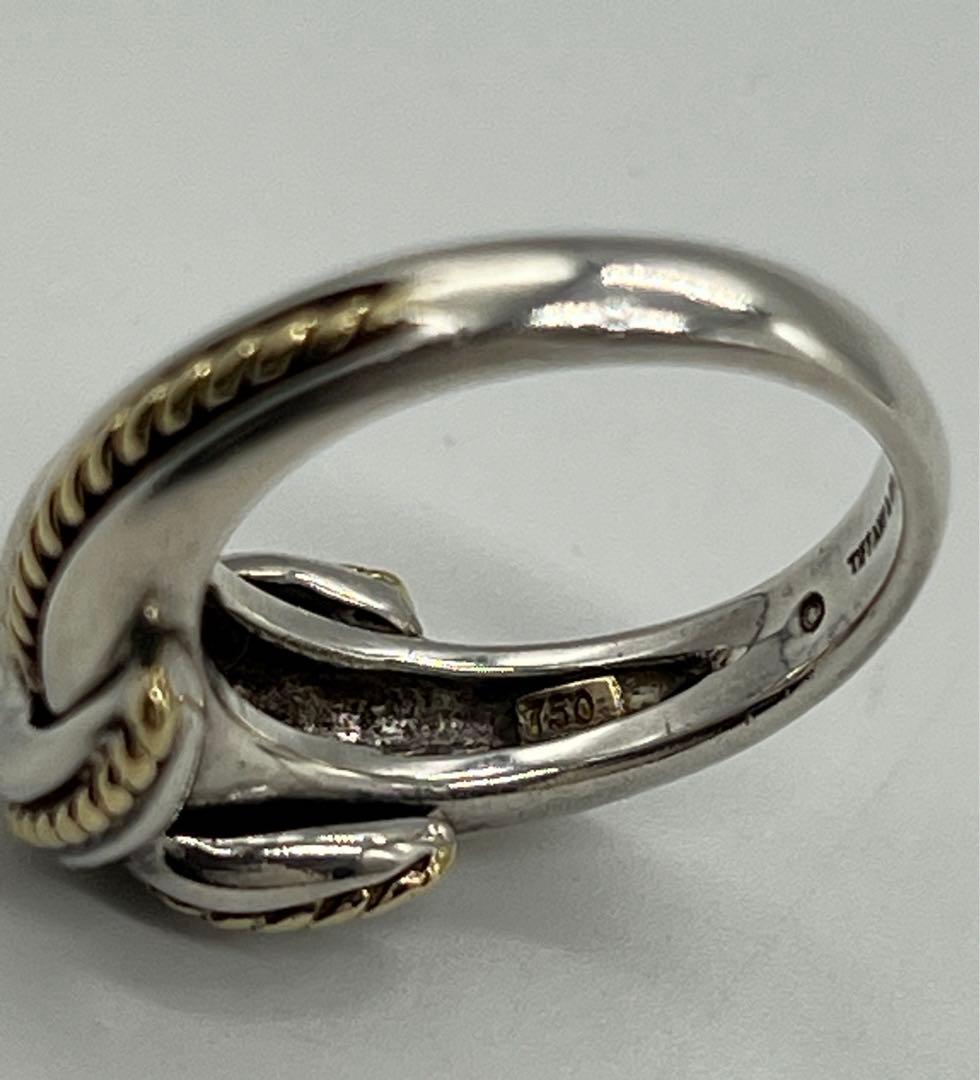 ティファニー TIFFANY シグネチャークロス リング 11号 コンビ - メルカリ