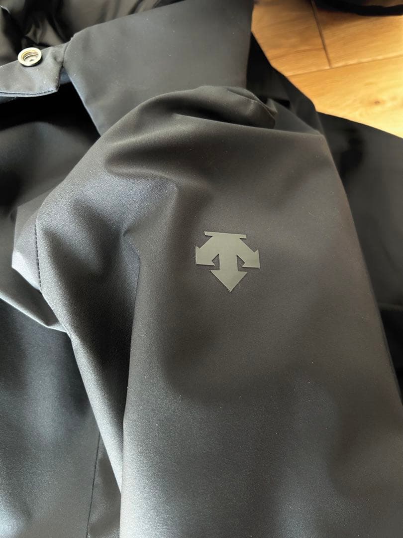 DESCENT デサント取外しライナーベスト付 ステンカラーコート Ｍサイズ