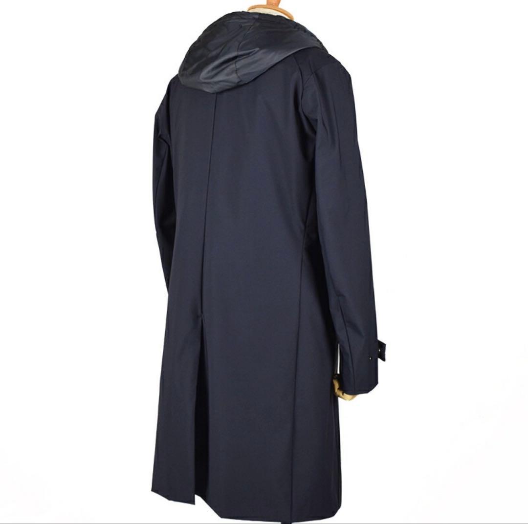 DESCENT デサント取外しライナーベスト付 ステンカラーコート Ｍサイズ