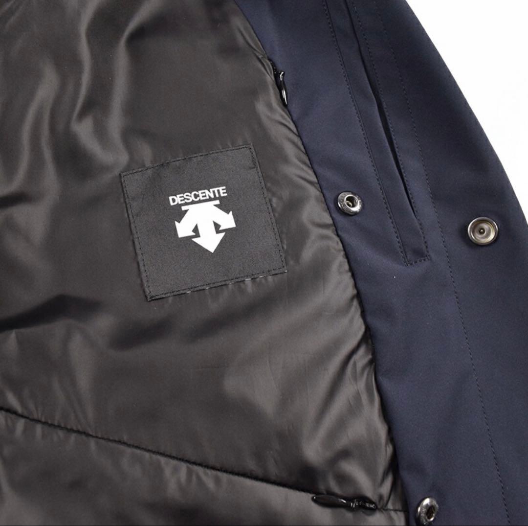 DESCENT デサント取外しライナーベスト付 ステンカラーコート Ｍサイズ