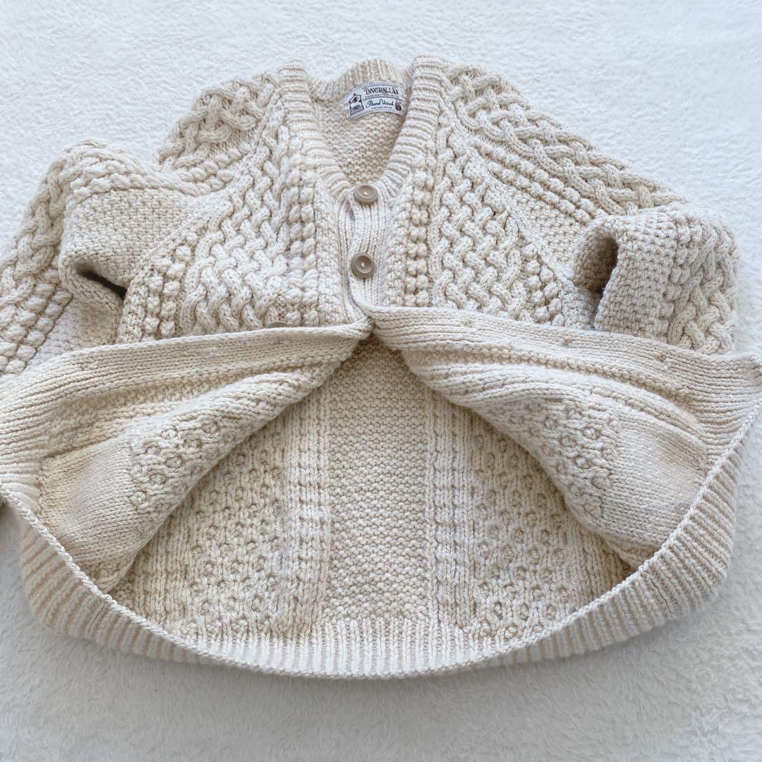 ☆INVERALLAN インバーアラン 4Aカーディガン 希少茶タグ 英国製