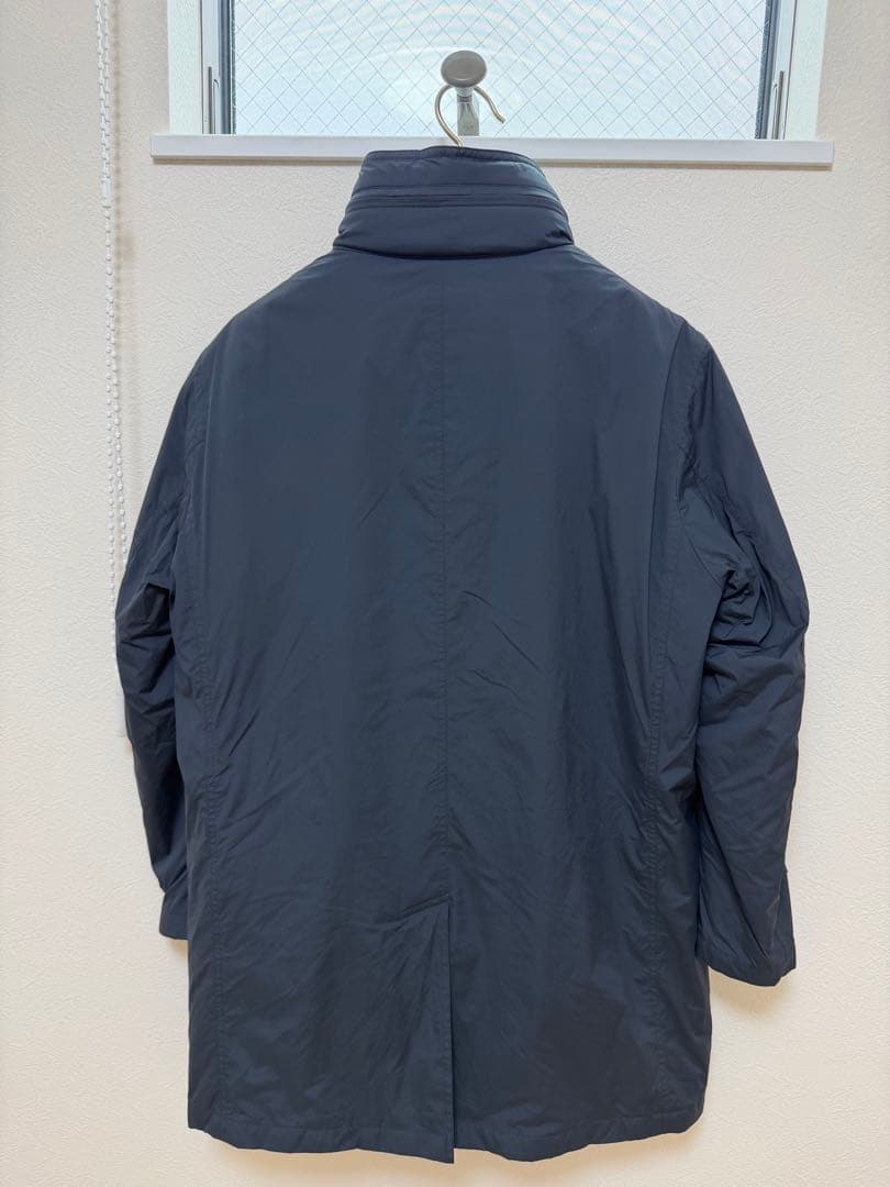 マッキントッシュ ロンドン ステンカラーコート ダウンコートネイビー サイズS