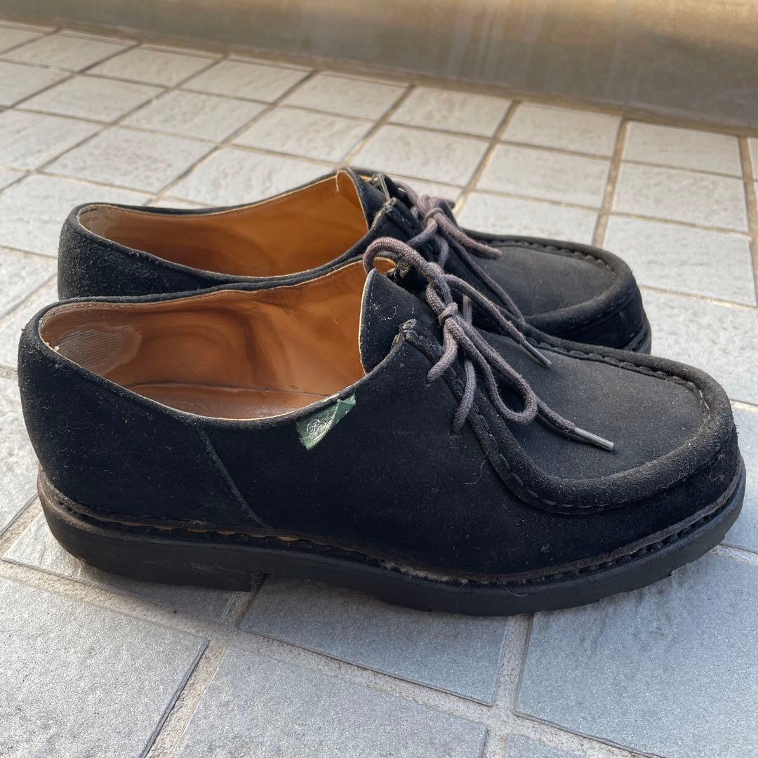 パラブーツミカエルブラックスエード FR40ビューティー&ユース別注