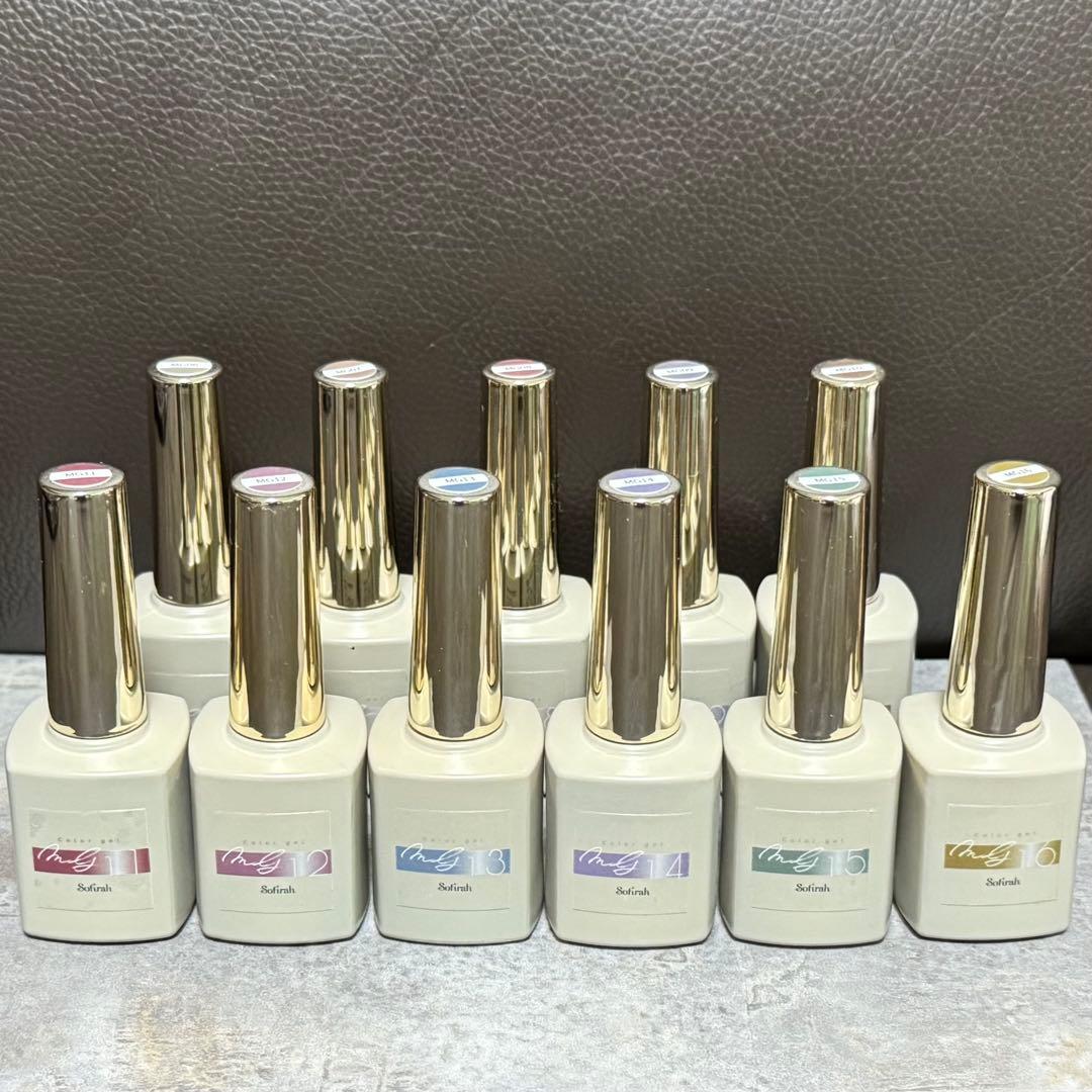 ソフィラ　Sofirah シルキー マグネット ジェル 11色セット