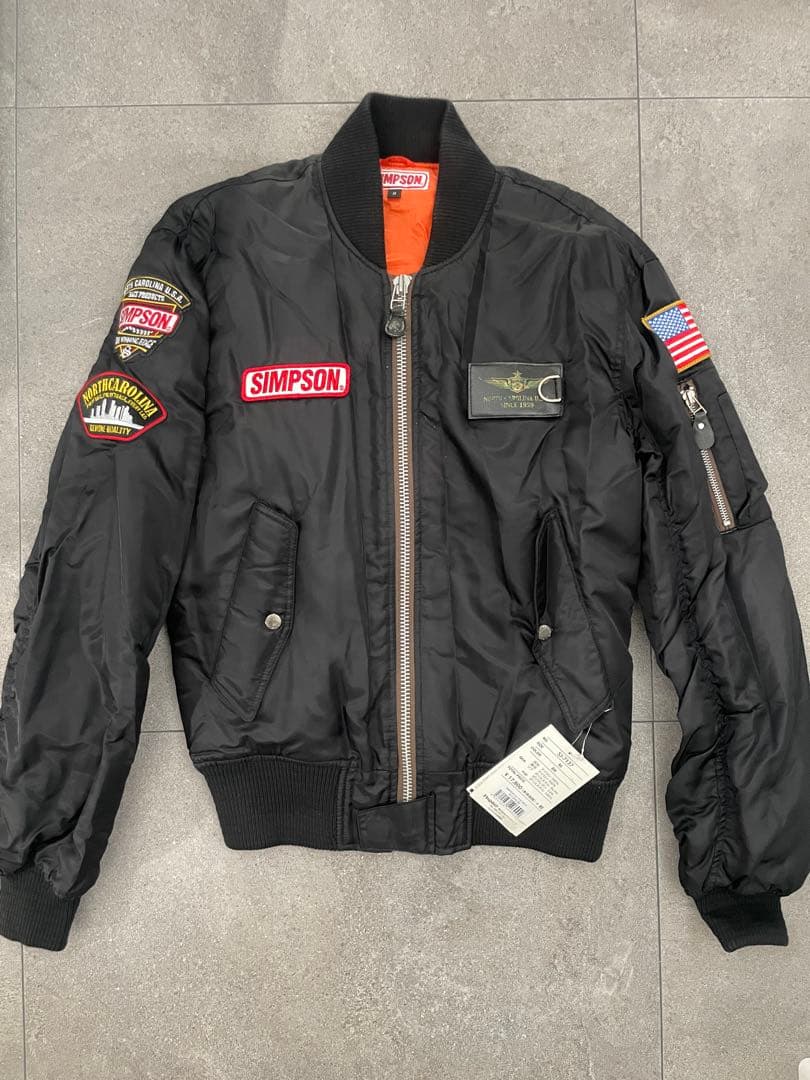 か*ち様 シンプソン ウィンタージャケット　ma-1 SIMPSON
