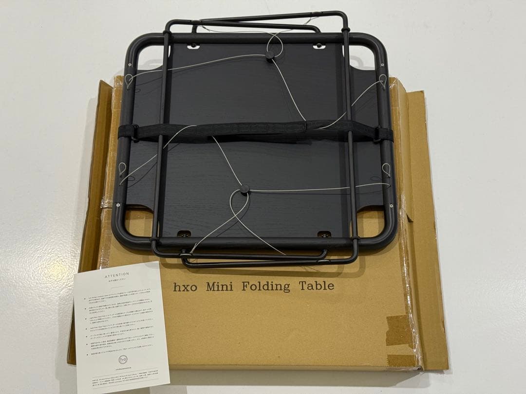 hxo design TABLE Mini AL BK ミニテーブル アルミ