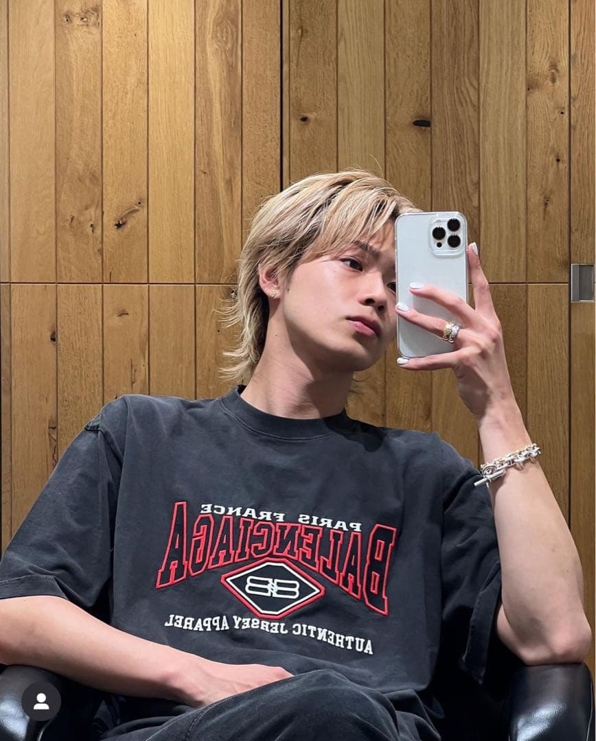 バレンシアガ tシャツ twiceモモ着用 コムドットやまと着用 Lサイズ