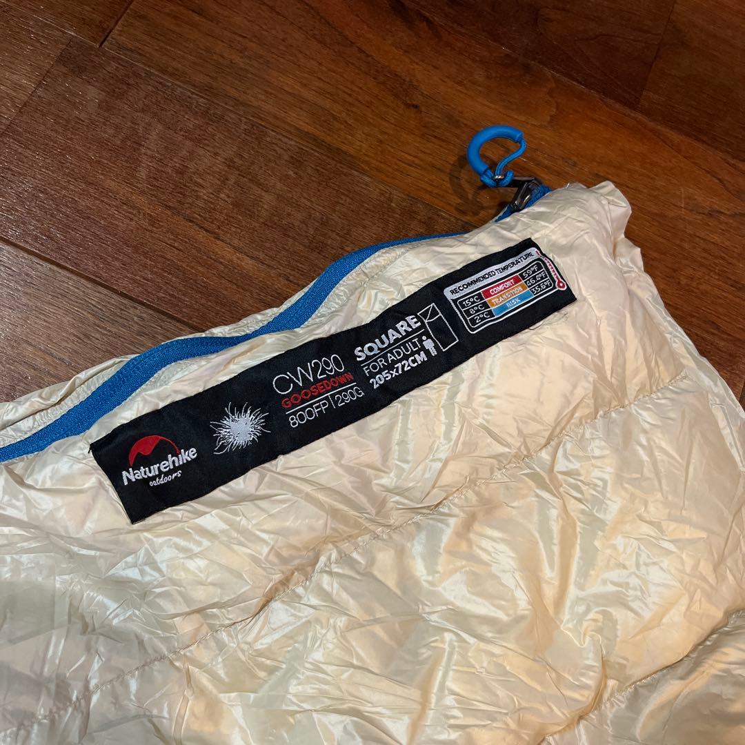 美品】ネイチャーハイク ダウンシュラフ CW290 - メルカリ