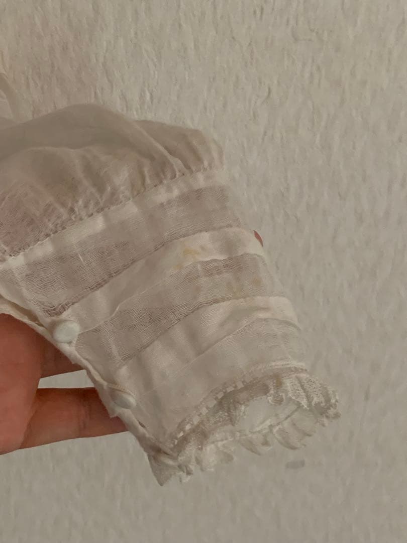 19世紀 france antique フランスアンティーク ブラウス レース