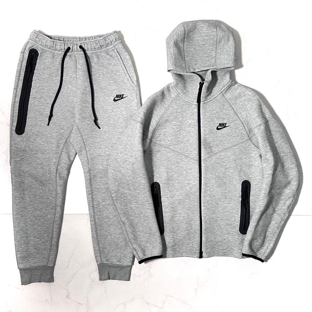 最新モデル】Nike ナイキ テックフリース セットアップ グレー S
