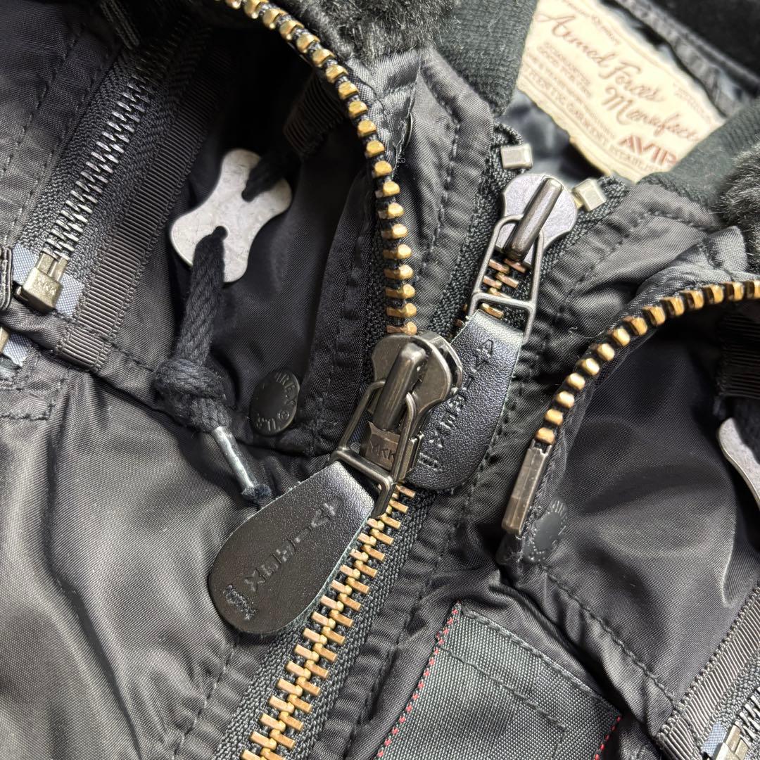 【美品/激レア】Avirex MA-1 REMODEL MARK2 N2B 黒