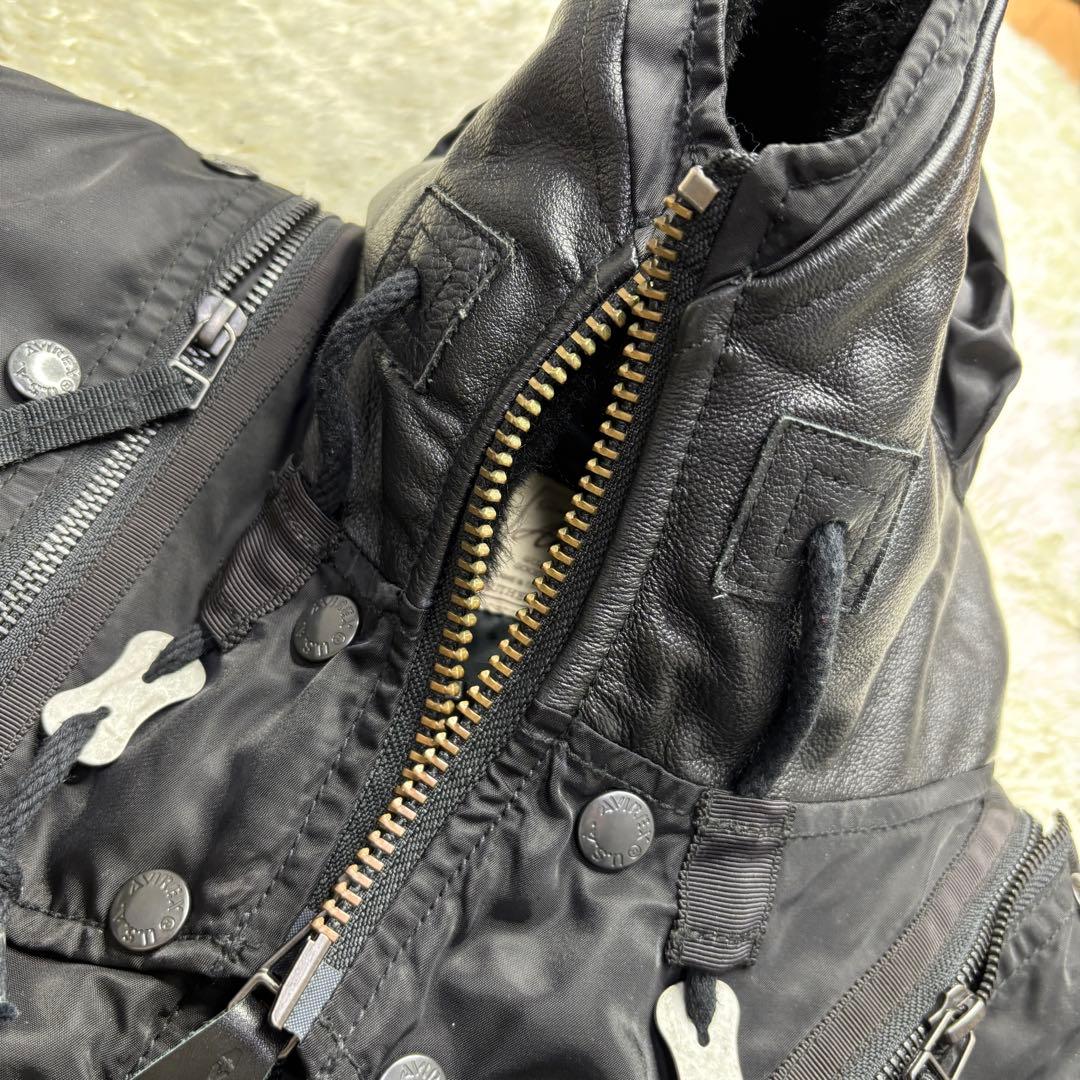 【美品/激レア】Avirex MA-1 REMODEL MARK2 N2B 黒