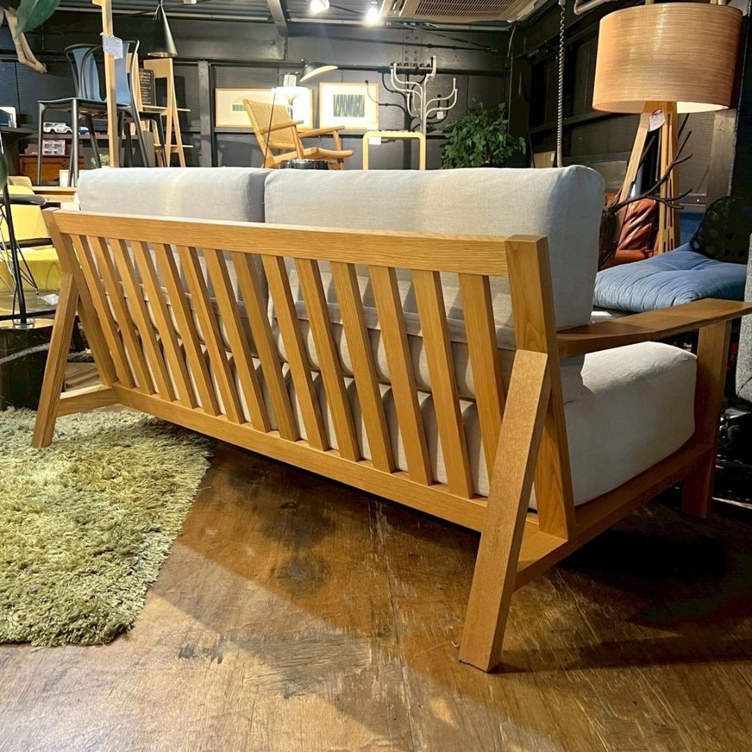 MUJI 無印良品 アームソファ ポケットコイル 2.5シーター 木製 北欧