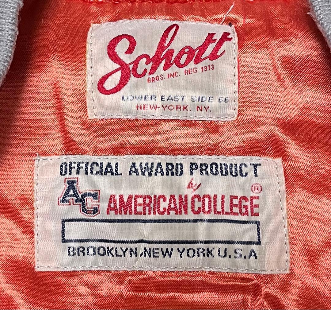 90年代 Schott ショット MA-1 フライトジャケット Sサイズ相当