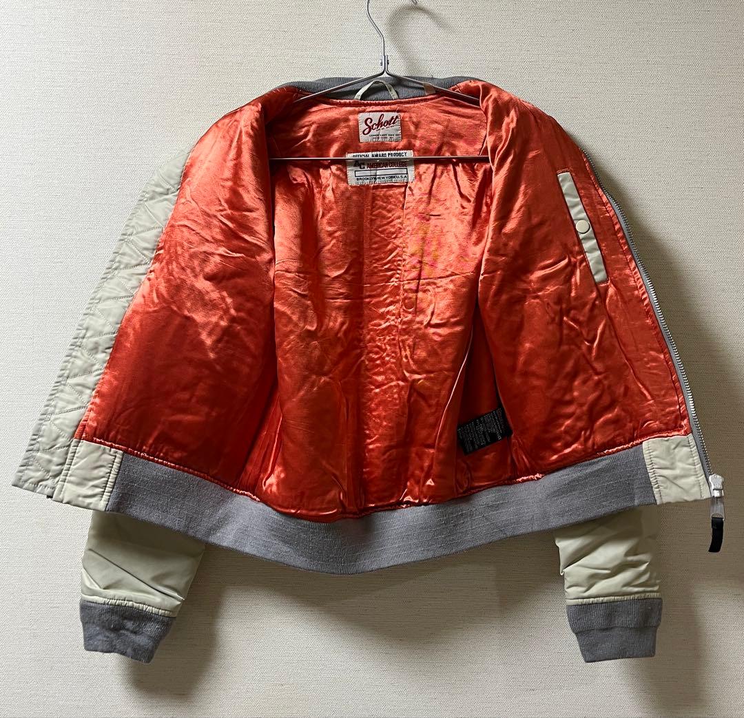 90年代 Schott ショット MA-1 フライトジャケット Sサイズ相当