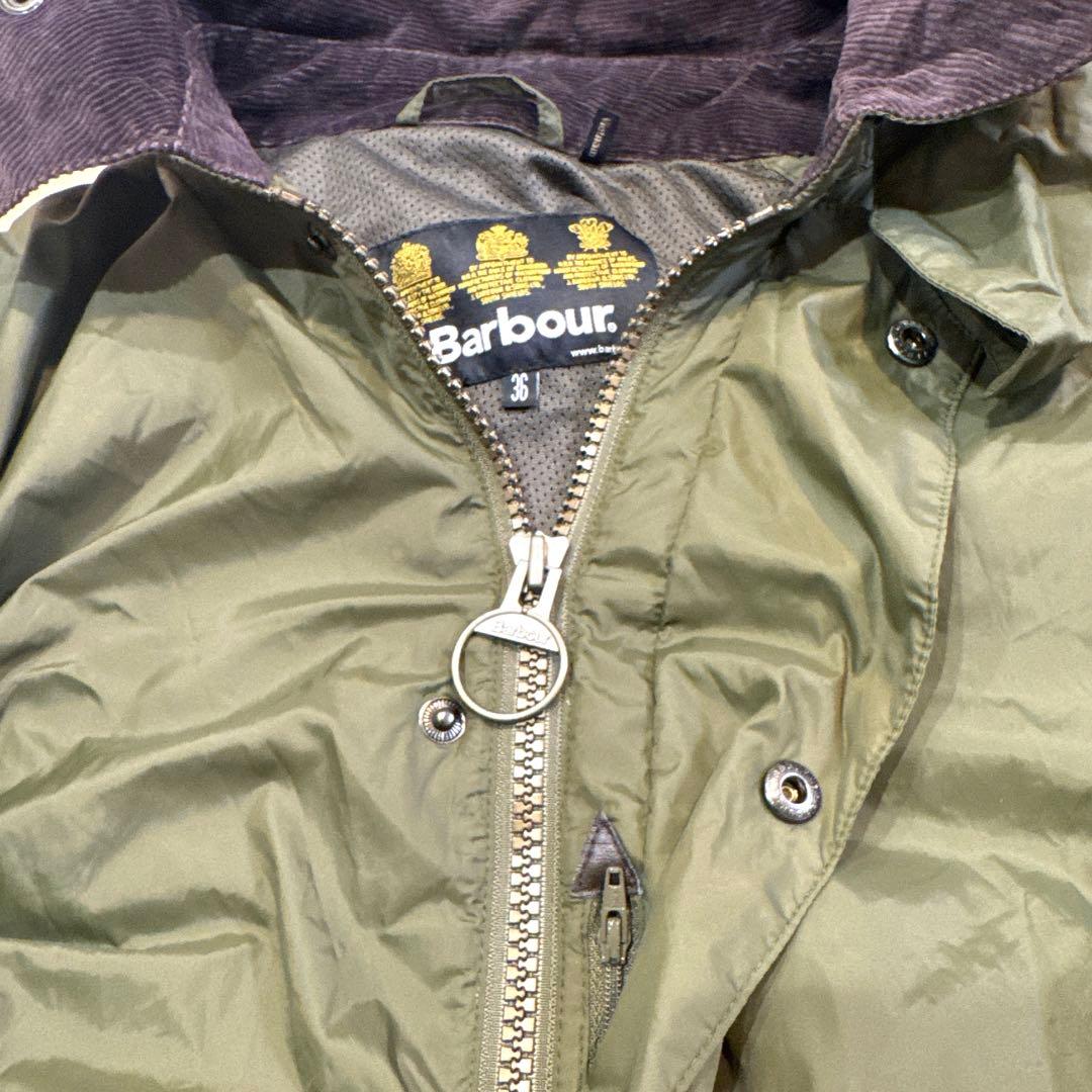 超美品❗️Barbour ボーダーborder/ナイロン/破れなく綺麗‼️サイズ36