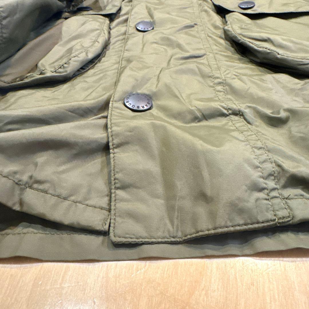 超美品❗️Barbour ボーダーborder/ナイロン/破れなく綺麗‼️サイズ36
