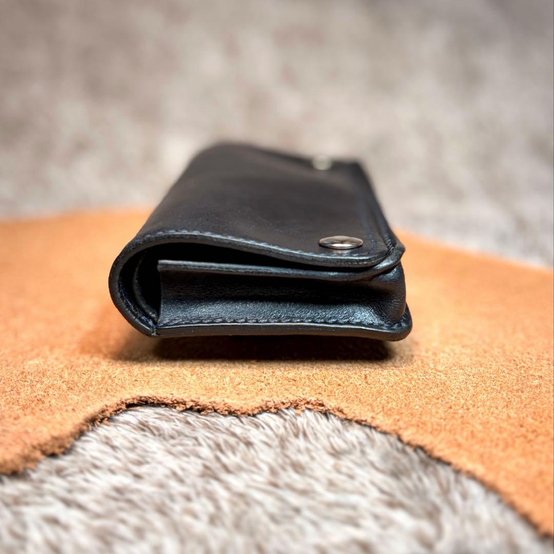 ◎スムース革シャグポーチ.柔らかい二つ折り◎