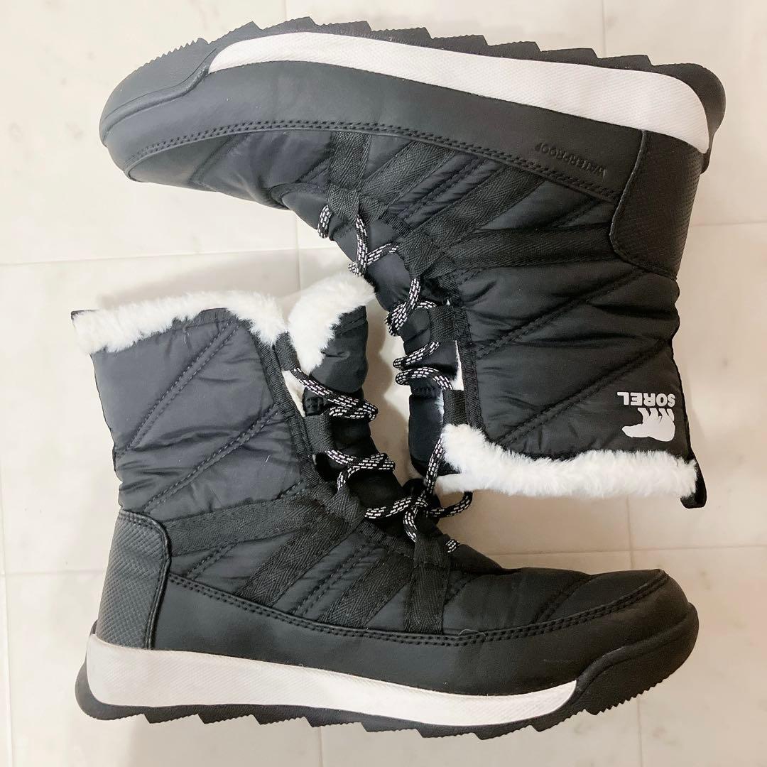 SOREL ソレル スノーブーツ 23cm ウィットニーIIショートレース
