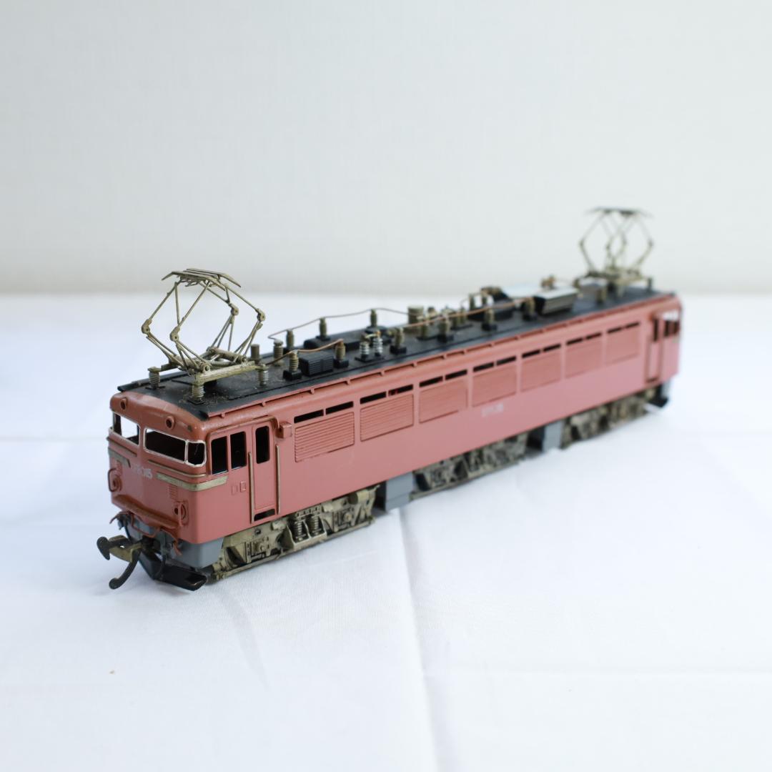 ［K］中村精密 EF805電気機関車と客車2両セット HOゲージ 動作未確認