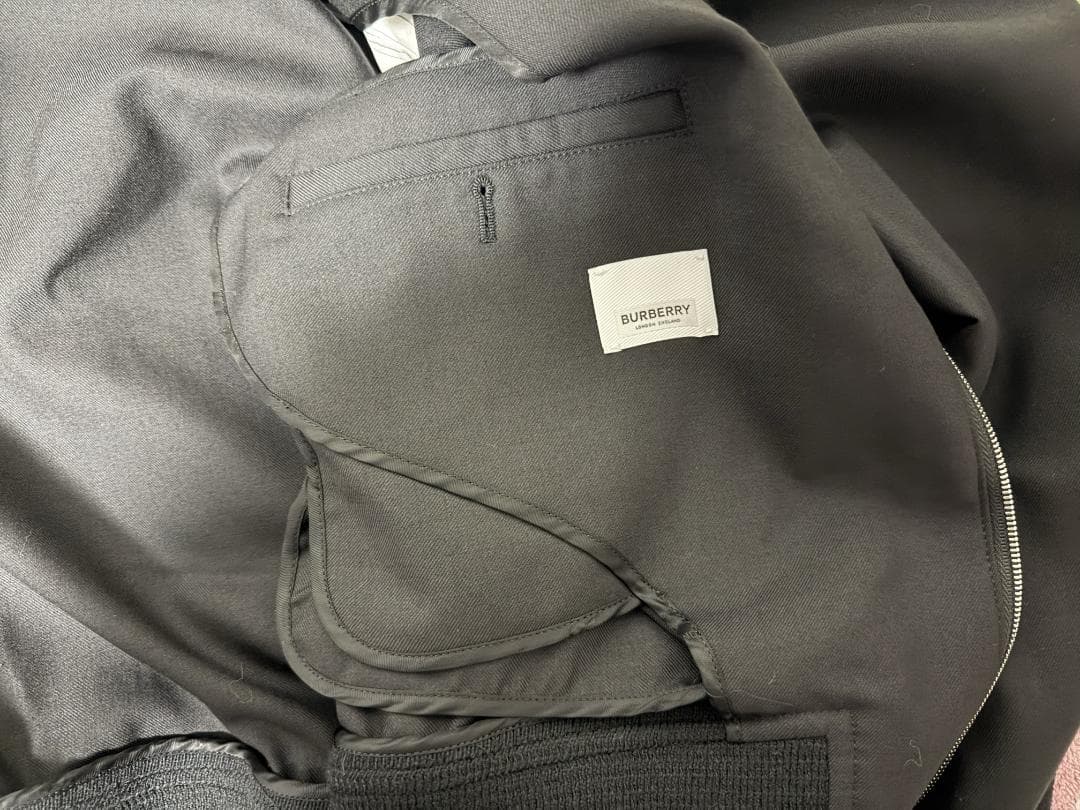 3*3様 Burberry MA-1 セットアップ ウール素材 厚手 MA ウール素材