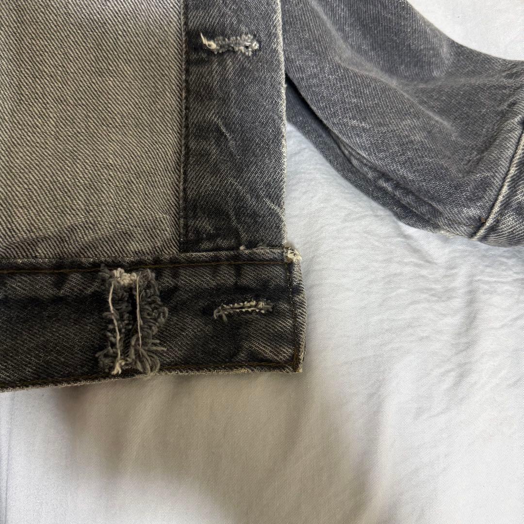 先染めブラック Levi's デニムジャケット 70506-0259