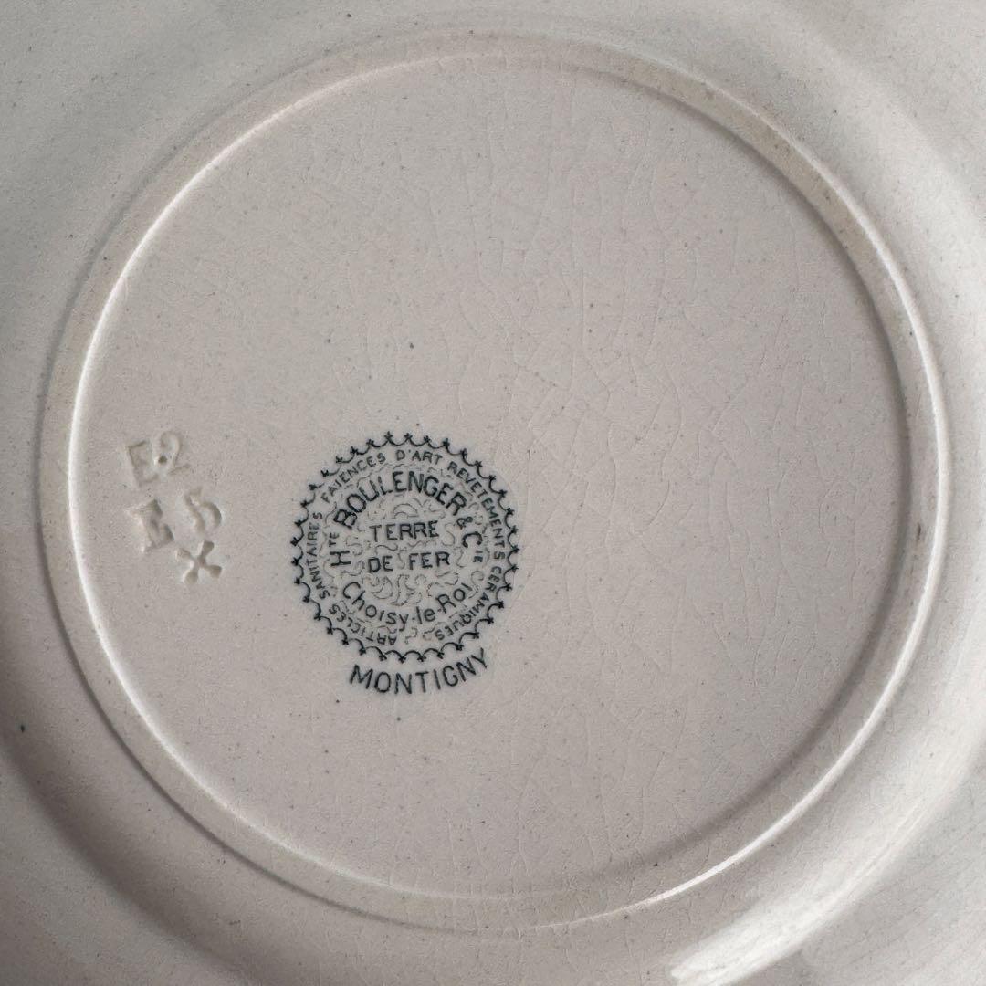 フランスアンティーク ショワジールロウ Montigny デザート皿 - メルカリ