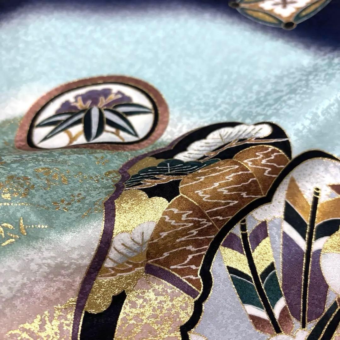 《新品未使用》正絹 お宮参り 産着 京友禅多色ぼかし 祝着/襦袢　新品たとう紙付