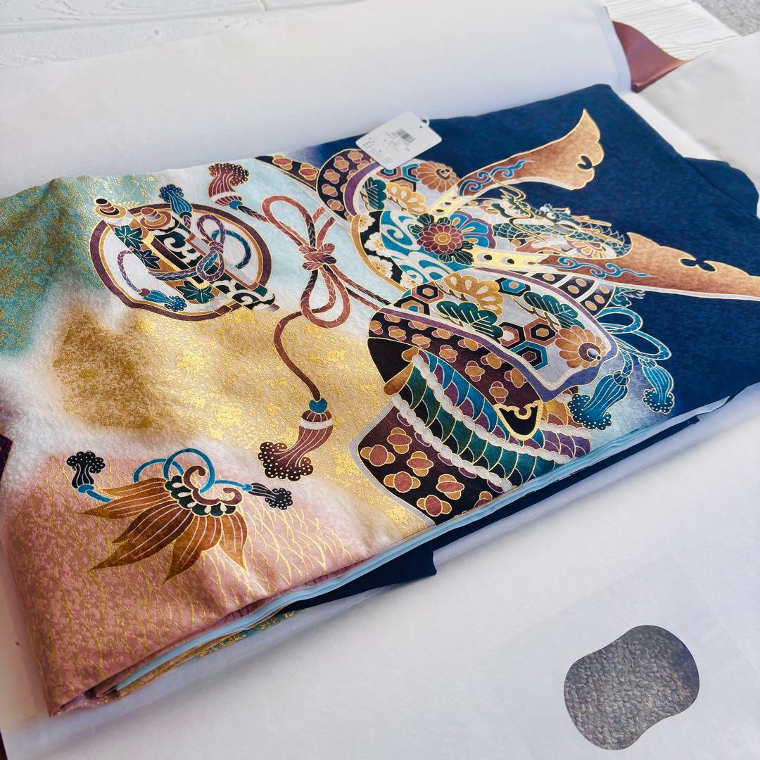 《新品未使用》正絹 お宮参り 産着 京友禅多色ぼかし 祝着/襦袢　新品たとう紙付