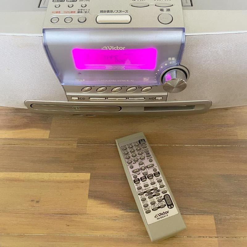 【動作品】Victor Clavia RC-A2 CD-MDポータブルシステム