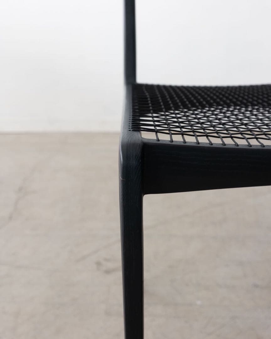 ELEGANCE ダイニングチェア ホワイトアッシュ材 / Black