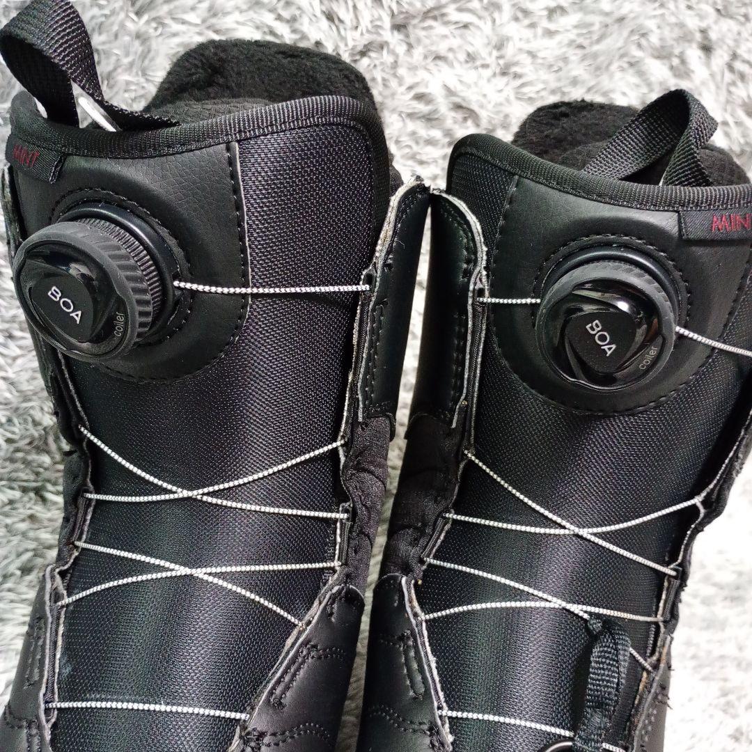美品　BURTON　バートン　スノボブーツ　mint BOA 23cmミントボア
