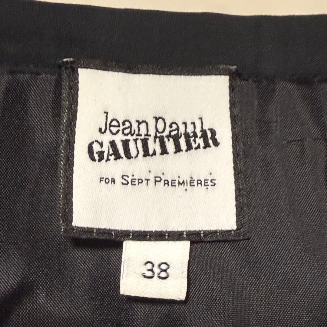 美品✨ジャンポールゴルチエ プリーツ ラップスカート 巻きスカート レザーベルト