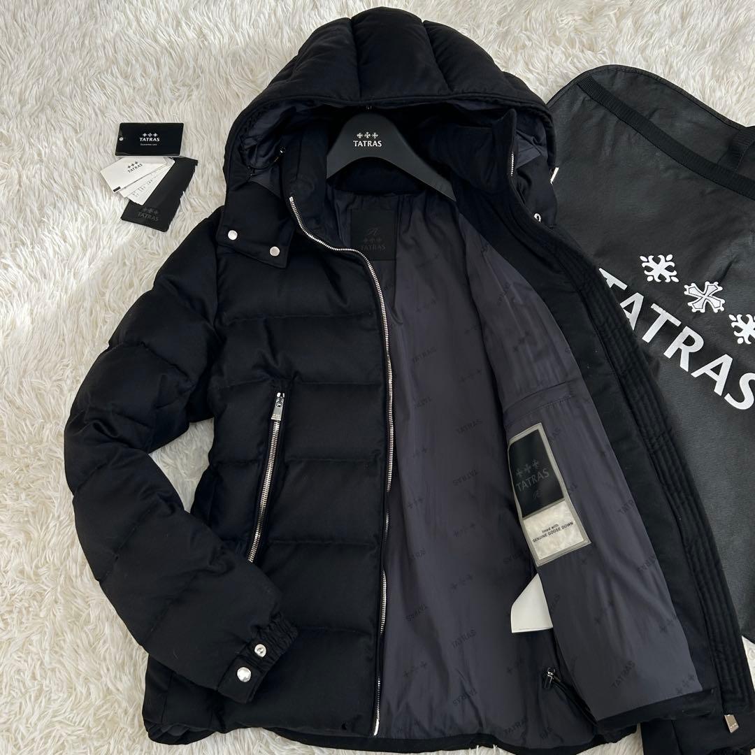 【付属品完備】未使用級 タトラス ドミツィアーノ ダウンジャケット ブラック L