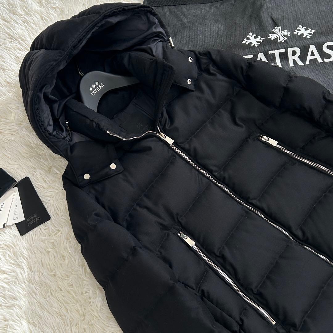 【付属品完備】未使用級 タトラス ドミツィアーノ ダウンジャケット ブラック L