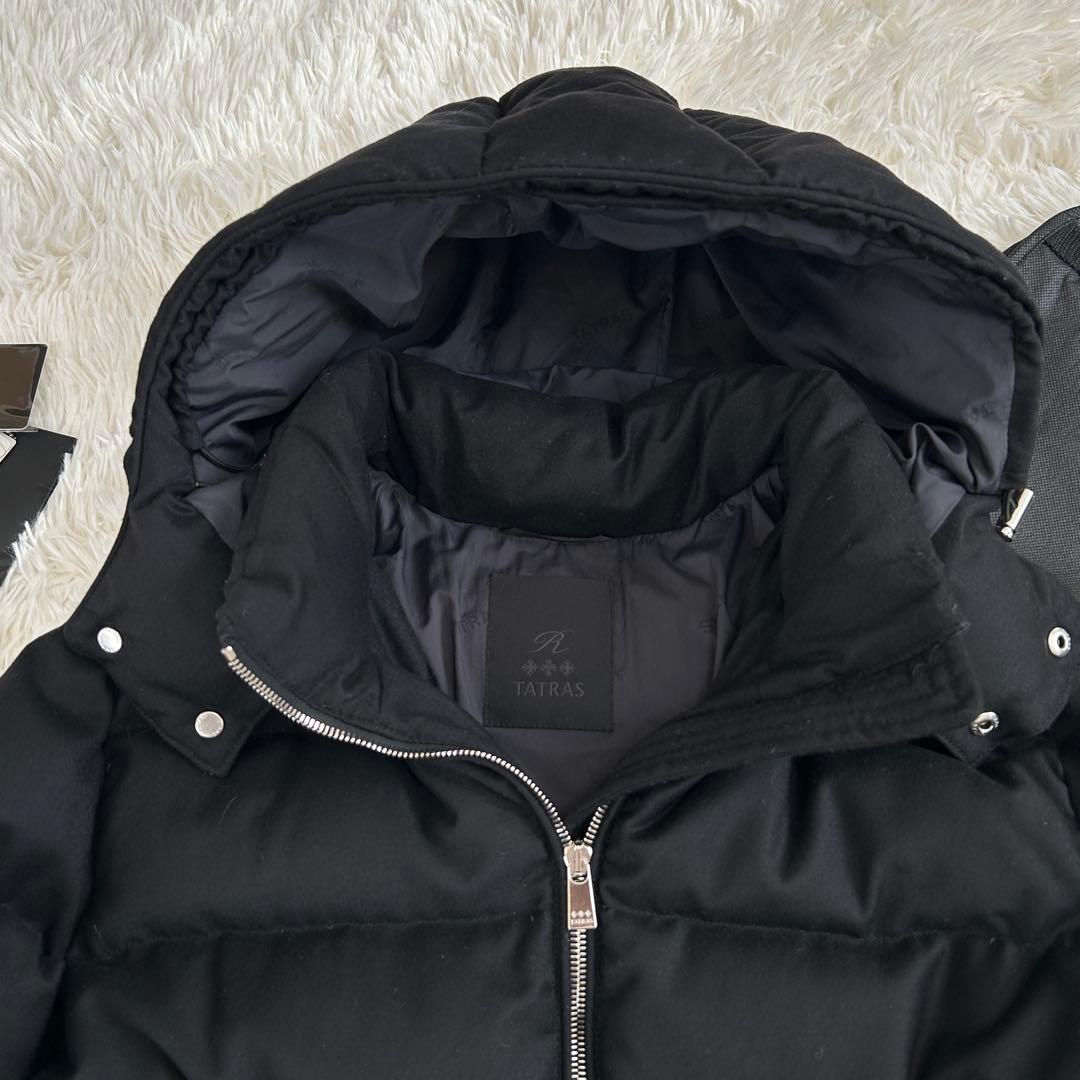 【付属品完備】未使用級 タトラス ドミツィアーノ ダウンジャケット ブラック L