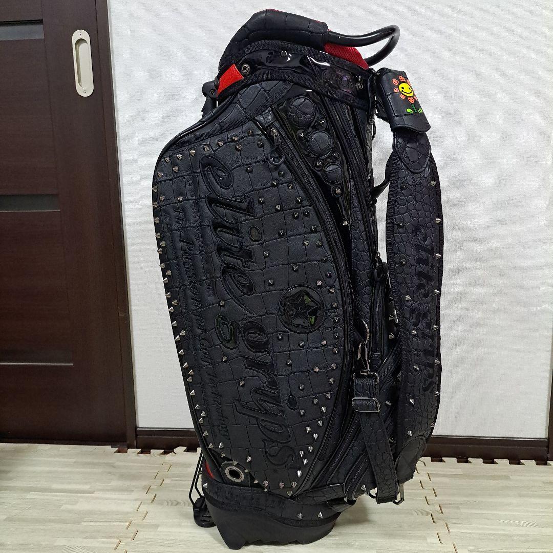 エリートグリップ ゴルフ ブラッククロコ スタッズ キャディバッグ