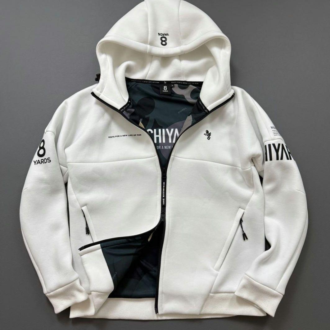 8yards Tagline Hoodie 2G ゴルフ メンズ アウター 白
